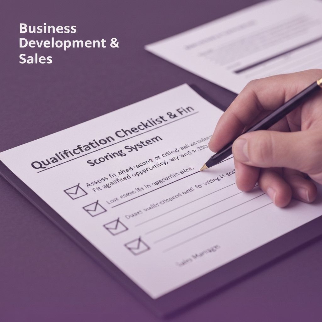 Assess fit against criteria, create 