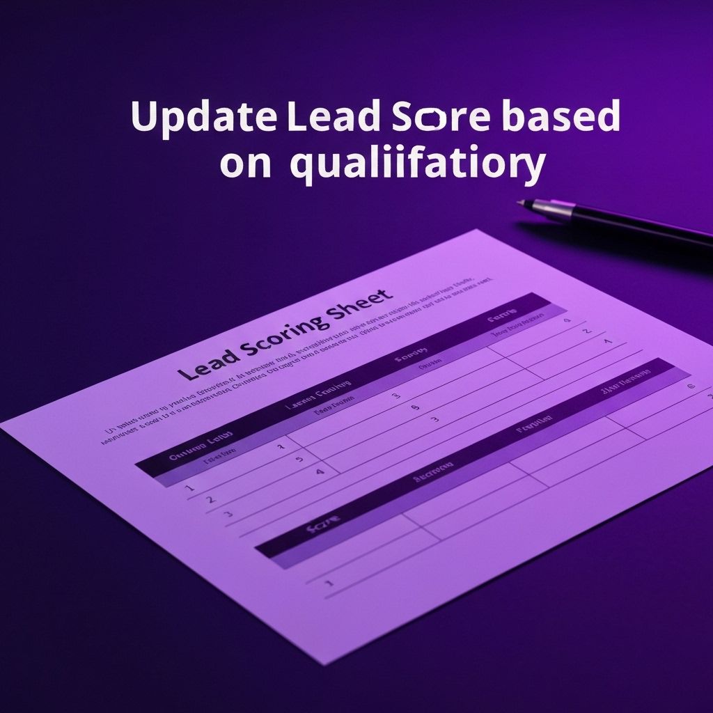 Update lead score based on qualifica