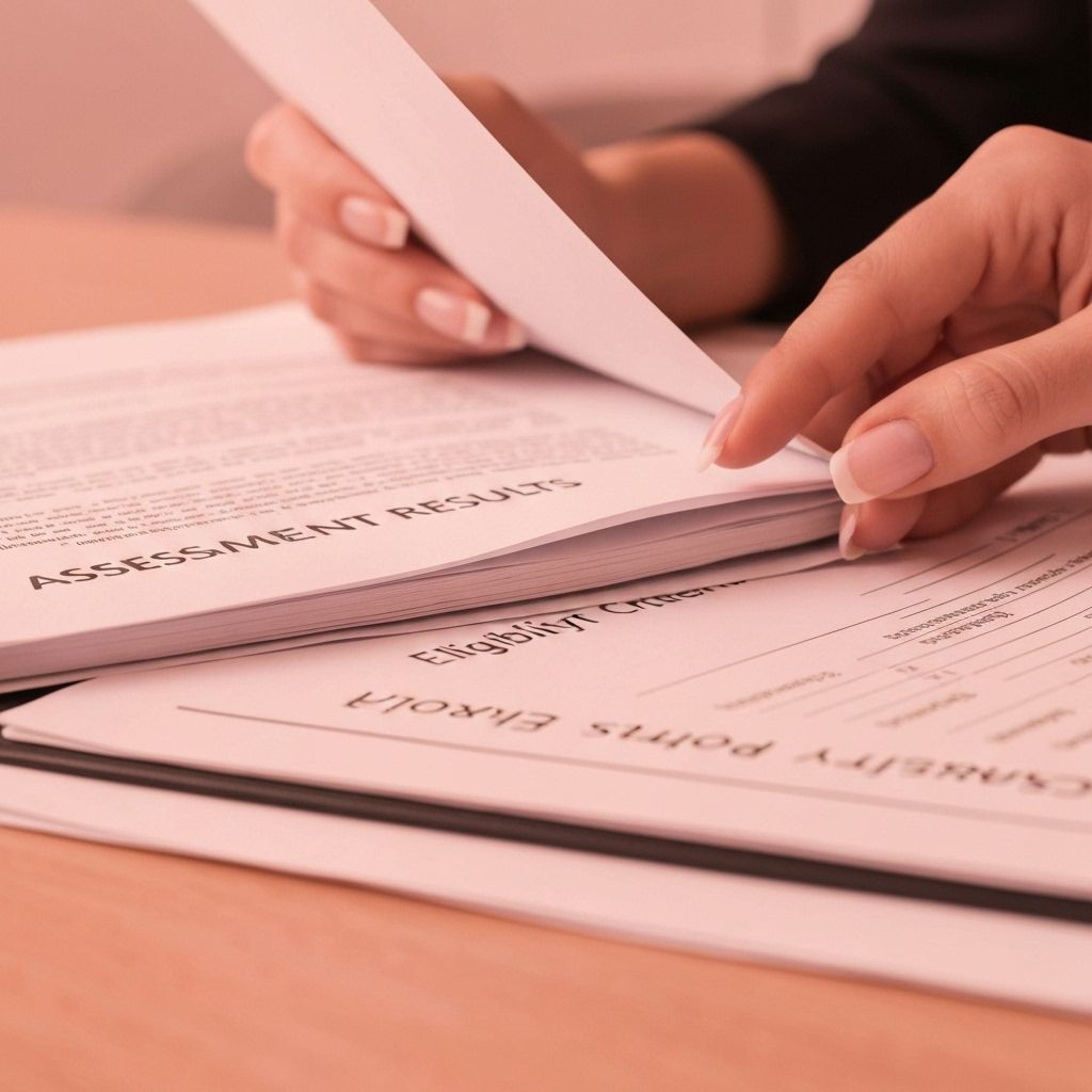 Review results, determine eligibilit