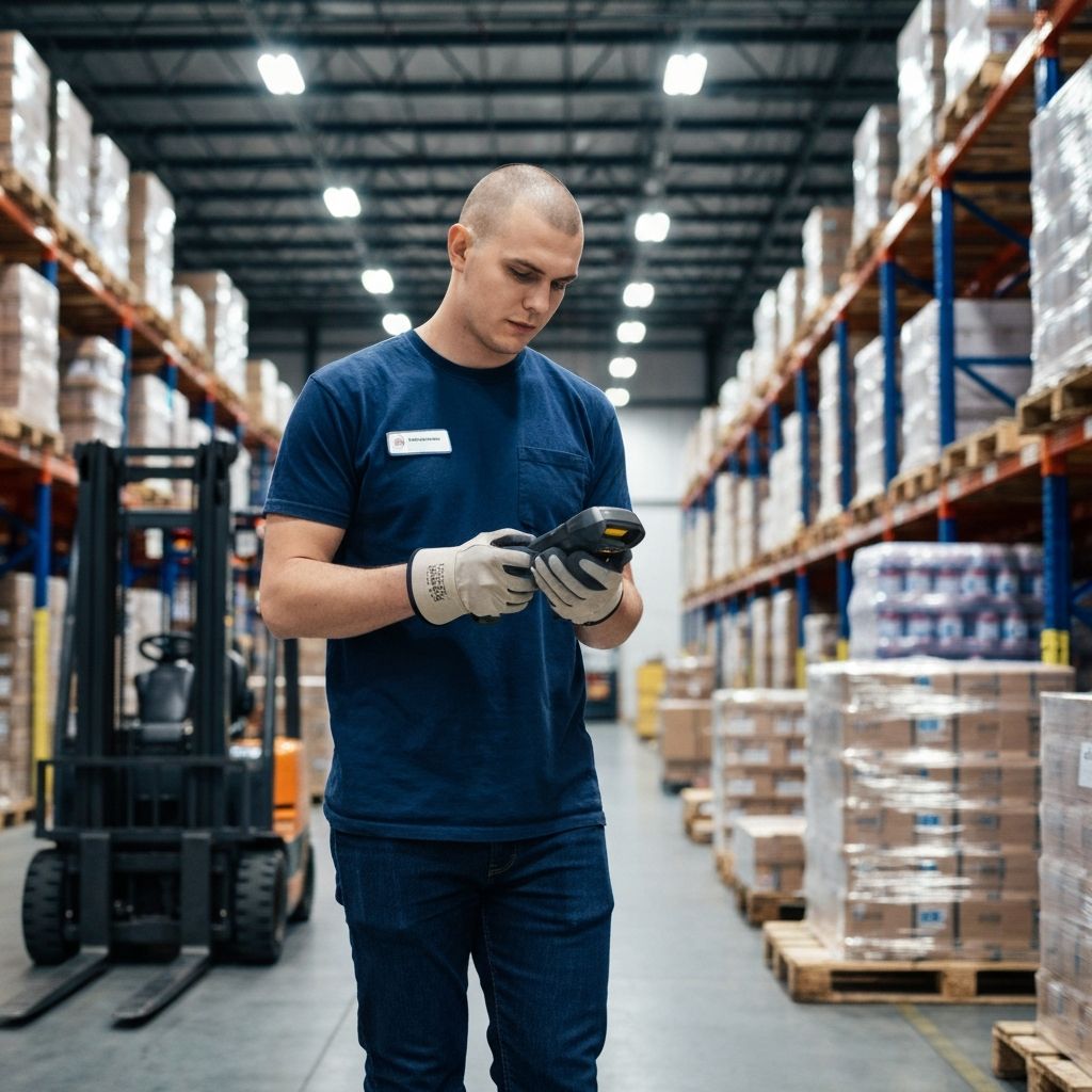 Verify quantities received, update i