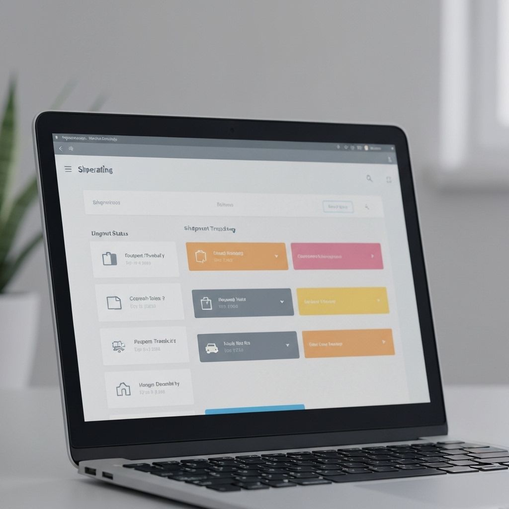 Monitor shipment progress, update de