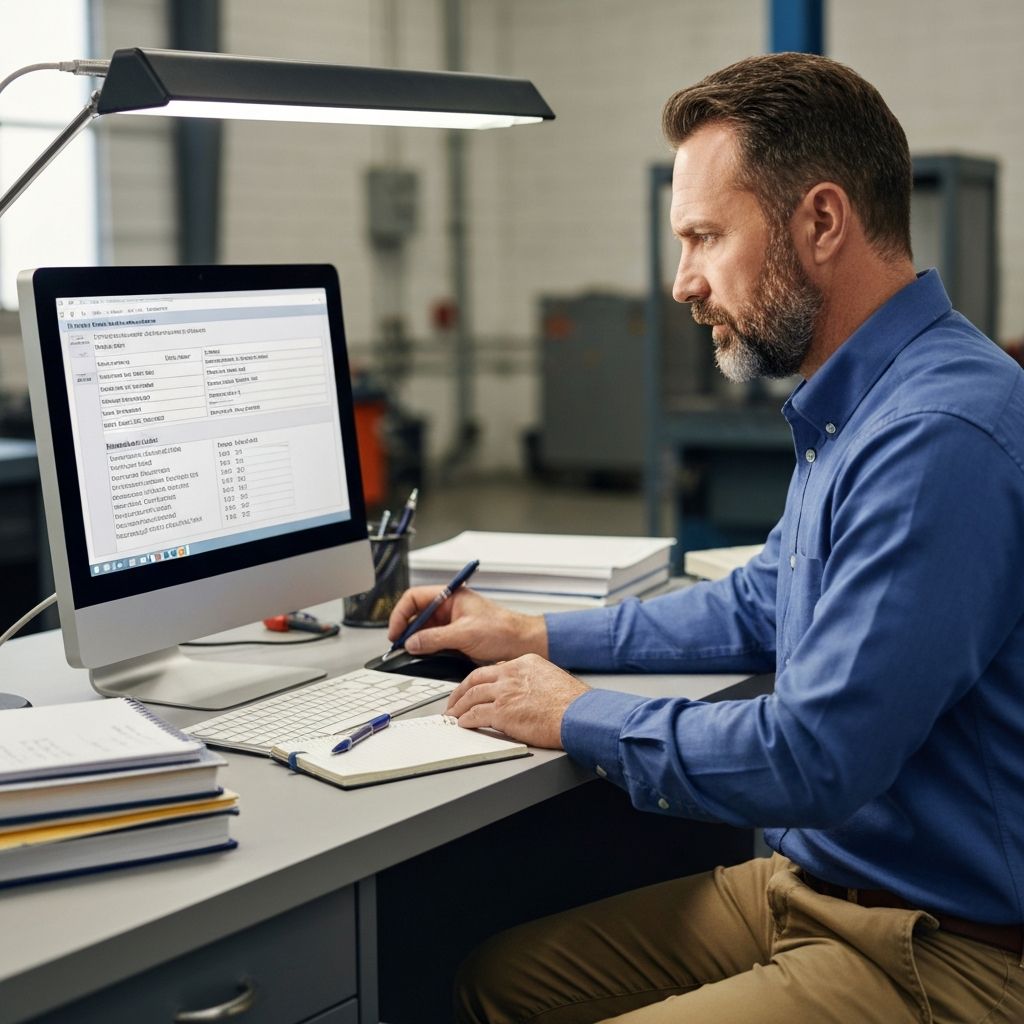 Open work order, assign mechanic, cr