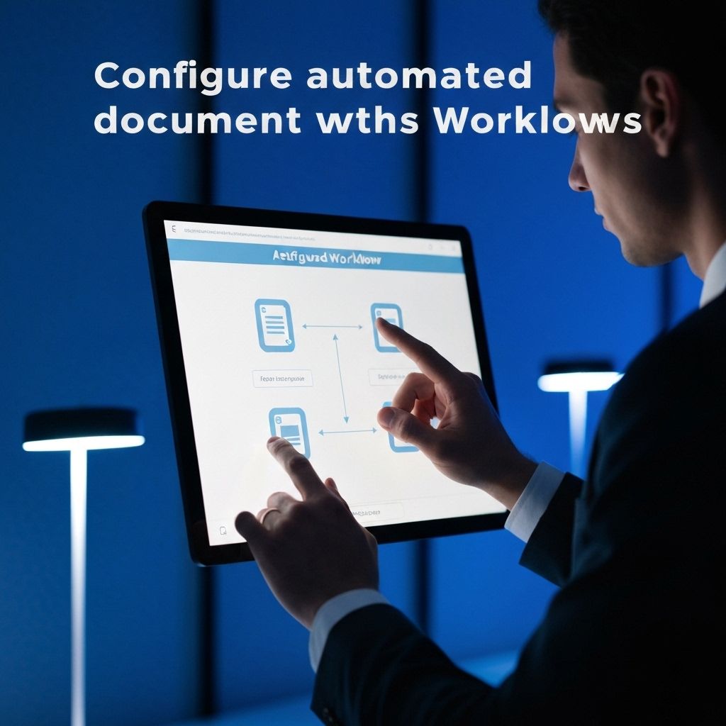 Configure automated document workflo