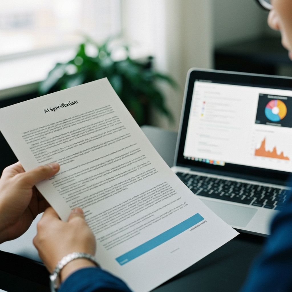 Use AI to analyze specifications, ex
