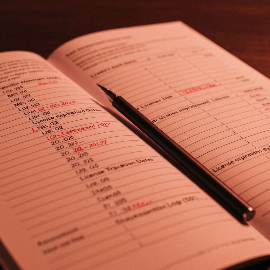 Verify active licenses, track expira